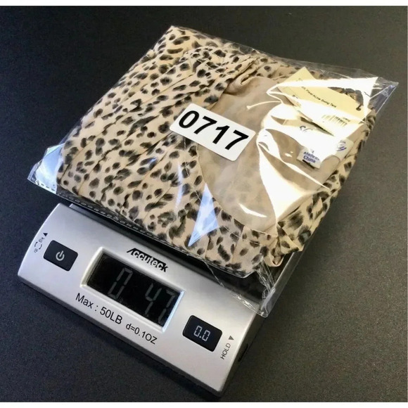 NWT She + Sky Womens Tan Gray Leopard Print Pleated A-Line Swing Tank Top Large - Picture 8 of 9